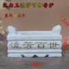 Incensário de Pedra para Locais de Sepultamento, Incensário de Pedra para o Festival Qingming ao Ar Livre, Incensário Sacrificial, Oferendas de Sepultamento, Tigela Tesouro de Pedra para Cemitérios