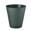 Cubo de basura simple para uso doméstico sin tapa, grande para cocina, baño, sala de estar, papelera de almacenamiento rayada