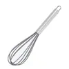 Mango de acero inoxidable batidor de huevos de silicona dispensador manual de crema batidora de líquido de huevo y queso crema venta al por mayor de fábrica