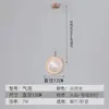 Lámpara de araña de cristal de lujo ligero para mesita de noche de dormitorio Red social arte creativo pared de TV personalidad diente de león pasillo escalera luz Le