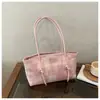 Bolso de hombro de moda transfronterizo para mujer 2026, nuevo bolso tote vintage de moda, con textura, casual, versátil