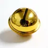 Placa protectora del medio ambiente directa de fábrica campana redonda de 45 mm con base de palabra campana de hierro con palabra dorada