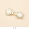 Botones de Flor de Rosa de Cristal para Cheongsam Infantil, Botones de Cuello Estilo Chino, Botones Decorativos Tejidos a Mano para Chaleco Hanfu