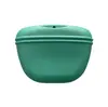 Bolsa de Treinamento de Silicone para Pets Transfronteiriça Bolsa para Petiscos de Cachorro Bolsa de Cintura para Petiscos de Treinamento ao Ar Livre Bolsa para Petiscos de Pet Bolsa para Ração de Cachorro