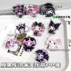Clip de Plástico Negro Kuromi My Melody Estilo Japonés Transfronterizo Carpeta de Archivo Acrílica Clip Multifuncional para Notas Clip de Cola Larga