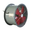 Ventilador de exaustão de fumaça de incêndio de alta potência, ventilador axial à prova de explosão para locais perigosos, ventilador axial tipo duto de baixo ruído 220V
