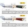 Cuchillo mongol directo de fábrica, cuchillo para carne, cuchillo de mano portátil para barbacoa, herramienta de cuchillo para barbacoa al aire libre, picnic, camping