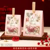Amor y alegría, una nueva caja de dulces para bodas estilo chino, caja de dulces de compromiso, caja vacía portátil, bolsa de dulces de boda, recuerdos de boda