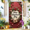 Cortina de Puerta de Fondo para Colgar Tela para el Día de San Valentín 2026 Transfronterizo Nuevo Banner de Puerta para Festividades y Citas Cubierta Decorativa para Puerta Más Vendida en Amazon