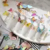 Rhinestones para Uñas Artísticas 3D de Mariposa Transfronterizos, Multicolor, Sencillos y Lindos, Tamaño Pequeño, 32 Estilos, Decoraciones para Uñas Termoencogibles en Forma de Moño