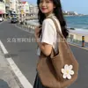 Bolsa de Palha Tecida Grande Capacidade Transfronteiriça para Mulheres, Bolsa Tote, Bolsa de Palha Tecida para Férias de Verão Femininas, Bolsa de Praia