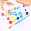 Suministro directo de fábrica, tira de pigmento acrílico de 6 colores de 2 ml para niños, pintura DIY, grafiti, cometa, pigmento de yeso cerámico.