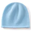 Gorro 100% cachemir puro, grueso, suave, cálido y a prueba de viento para niños, disponible en estilos unisex, con borde enrollado y un diseño básico versátil