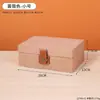 Caja de Almacenamiento de Madera Gruesa de Lujo Multifuncional con Asa Joyero Organizador de Escritorio para el Hogar Caja de Almacenamiento