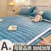 Saia de Cama de Lã de Leite Classe A Peça Única Inverno Plus Veludo Coral Fleece Antiderrapante Capa de Cama Cobertura Completa Capa de Colchão à Prova de Manchas Manga Protetora 3