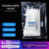 Venda por atacado 3.6 * 250 auto-travamento Nylon Cable Tie 4 * 250 plástico Cable Tie Nylon Strap Strap Strap Strap