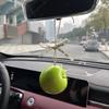 Colgante de Espejo Retrovisor para Coche Apple Car, Colgante para el Interior del Coche, Colgante de Simulación para Descompresión, Adorno Decorativo para el Ambiente del Coche