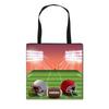 Bolsa de Tote Estampada Tema Super Bowl Transfronterizo 2024 Bolsa de Regalo Portátil Ecológica Bolso de Hombro