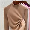 Camiseta Térmica de Manga Larga para Mujer con Forro Polar por Ambos Lados, Nueva Colección Otoño/Invierno 2026