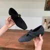 Zapatos Mary Jane Grises Estilo Chanel con Tacón Oculto y Forro de Felpa para Mujer, Mocasines Peludos de Tacón Grueso para Otoño e Invierno