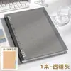 Cuaderno Retro B5 de Aspecto Elegante A5 de Hojas Sueltas Cuaderno Desmontable de Color Puro Estudiante Universitario Cuaderno de Estudio para Examen de Admisión de Posgrado