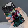 Funda de Cristal Templado para Teléfono de Araña Oscura, Estilo Fresco y Moderno para Hombre, Adecuada para Apple iPhone 16
