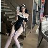 Ailurulu Lingerie Sexy Fenda Alta Provocante Uniforme Role-Playing Não Precisa Tirar Roupa de Cosplay Venda Direta da Fábrica 5857
