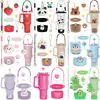 Accesorios Decorativos Stanley Correa de Mano de Cuerda Trenzada Estuche para Labial Llavero Duende Briqueta Funda de Silicona Antideslizante para Taza