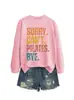 Lo siento no puedo pilates adiós Amazon eBay estación independiente moda casual sudadera de otoño invierno para mujer