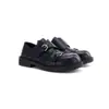 Zapatos de Cuero Redondos Estilo Retro Sgirl Twtw para Mujer 2026 Nuevos Mocasines Derby Brogue de Suela Gruesa Estilo Británico