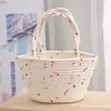 Bolsa de Palha Fofa Nova Moda Popular Bolsa Feminina Bolsa de Ombro Versátil Feminina Satchel Ins Cesta de Legumes Bolsa Balde