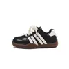 Otoño/Invierno 2026 Zapatillas de Entrenamiento Alemanas de Peluche para Niños Bloque de Color Nuevo Otoño Caña Baja Suela Suave Modernas Versátiles para Niños y Niñas Casuales