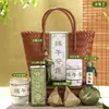 Caja de Regalo Festival del Bote del Dragón Caja Vacía 2026 Cesta de Mano Tejida Caja de Embalaje para Zongzi Caja de Regalo Práctica para Regalar