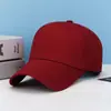 Gorras deportivas casuales para exteriores al por mayor en stock para primavera y otoño, gorras de béisbol lisas de color sólido de moda unisex para parejas