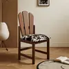 Silla de Comedor de Madera Maciza Usada Diseñador Creativo Artista Silla de Escritorio para el Hogar Silla de Ocio para Cafetería Silla de Tocador con Personalidad