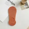 Calcetines de verano finos transpirables invisibles húmedos huecos para hombre calcetines de aire acondicionado calcetines de corte bajo antideslizantes de color sólido