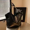 Bolso Cubo Portátil Casual 2024 Otoño e Invierno Estilo Nuevo Simple para Viajar Gran Capacidad Bolso de Mujer Bolso Tote de Hombro Único Bolso Grande para Mujer