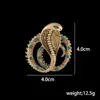Asas de Anjo Retrô Europeias e Americanas Insígnia Masculina Broche de Terno Fivela de Alfinete Feminina Cobra Personalidade Corsage Medalha Acessórios