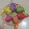 Adornos colgantes de huevos de Pascua de Amazon, cesta tejida DIY, decoración de huevos pintados, cesta de flores de Pascua, accesorios, adornos