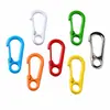 Hebilla de resorte de aleación de zinc pintada en aerosol, llavero para mochila, hebilla colgante, accesorios de cuerda DIY, disponible en varios colores, accesorios para llaveros