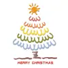 Compras de Árvore de Natal Vitrine de Shopping Adesivos Coloridos para Janela Decoração Porta de Vidro Eletrostática Loja Atmosfera Festiva Arranjo