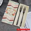 Nueva era cuchillo tenedor cuchara para postre cuchillo para crema cucharilla para té tenedor para té cucharilla para café tenedor para fruta serie cuchillo tenedor cuchara juego titanio plateado