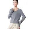 Nuevo Otoño 2026 Estilo OL Elegante Jersey de Terciopelo Andy de Cuello en V Regular Suéter de Punto para Mujer