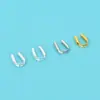 Plata de Ley S925 Hebilla en Forma de U Hebilla de Alambre Accesorios Pulsera DIY Hecha a Mano Collar Alambre de Acabado con Cuentas Fabricante de Hebillas de Alambre Venta al Por Mayor