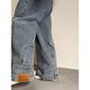 Jeans de diseño invertido de calle estilo americano 2024 Pantalones de calle estilo europeo y americano para hombre Pantalones invertidos Pantalones rectos holgados
