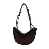 Bolsa de Bolinho Estilo Coreano Textura Fosca 2026 Nova Tendência Outono/Inverno Moda Bolsa de Ombro Único Grande Capacidade Versátil Bolsa Transversal