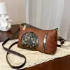 Bolso de mano transfronterizo nuevo estilo chino para mujer, bolso de hombro nuevo estilo étnico retro 2026, bolso cruzado casual de nicho y versátil