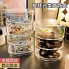 Organizador de Cintos e Cintos de Couro em Estoque, Vitrine Giratória de Múltiplas Camadas, Vitrine Transparente para Joias e Acessórios