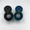 Rueda de nylon para carretilla de trabajo 65 mm rueda motriz rueda impulsada rueda intermedia Línea de conveyor 80 mm cabeza y cola azules