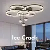 Luminária de teto para sala de estar de estilo italiano, luxo leve, de alta qualidade, 6 novas, luz principal simples e elegante, luminárias Zhongshan, adequada para toda a casa, feita de ferro e outros materiais